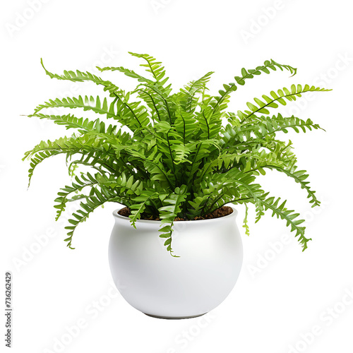 Boston Fern in PNG No Distractions