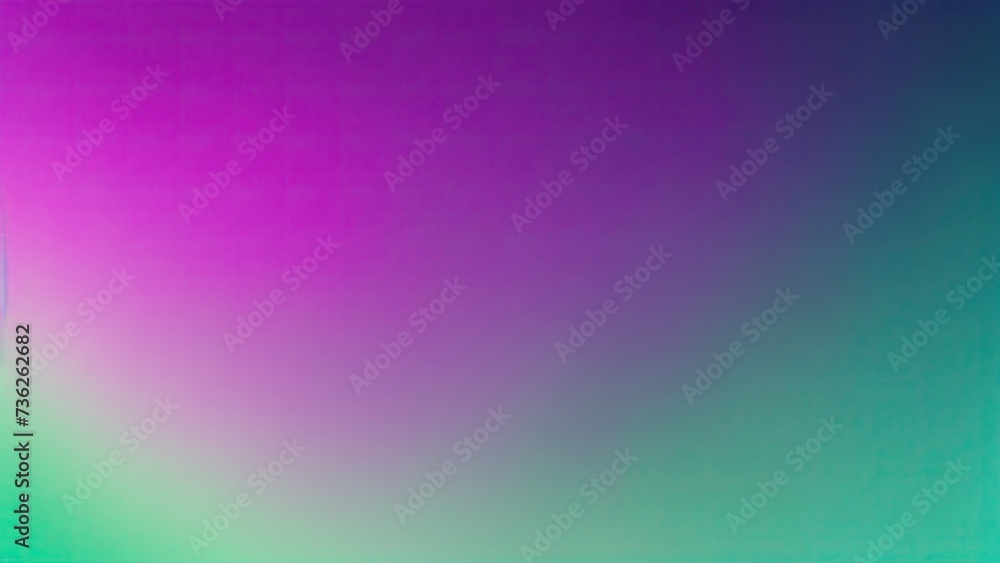 Abstract Purple, teal, green, and pink grainy gradient background