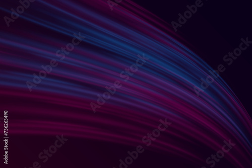 Dynamic speed movement. Wake vortex effect. Light trace wave, abstract light lines of movement.