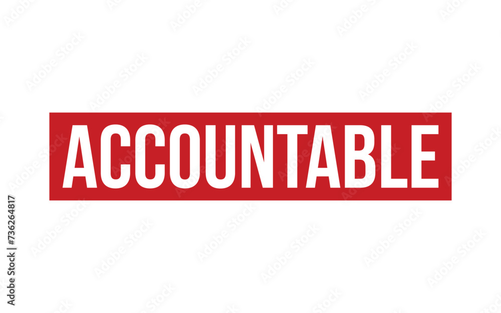 Accountable Rubber Stamp Seal Vector Accountable Rubber Stamp Seal Vector