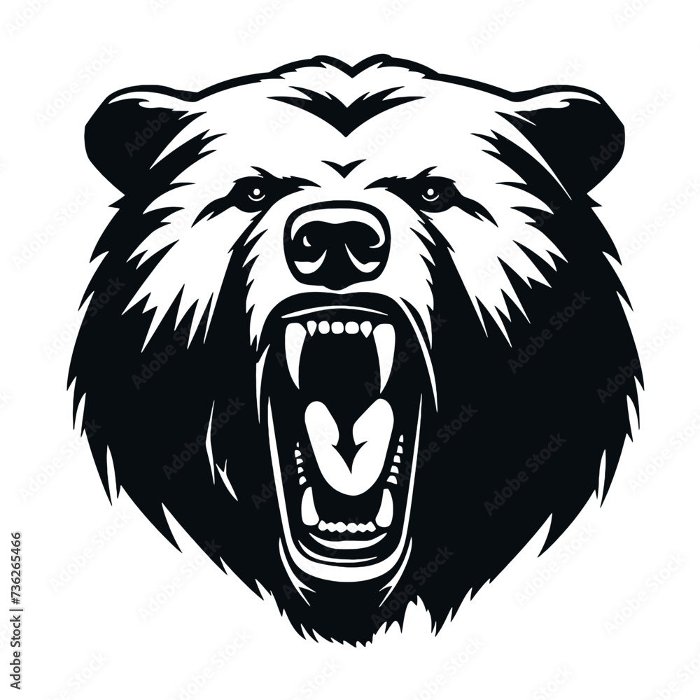 Fototapeta premium bear silhouette