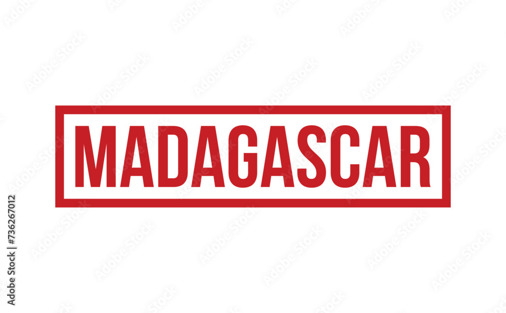Madagascar Rubber Stamp Seal Vector Madagascar Rubber Stamp Seal Vector