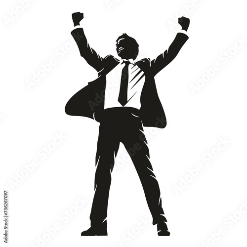 business people silhouette 
