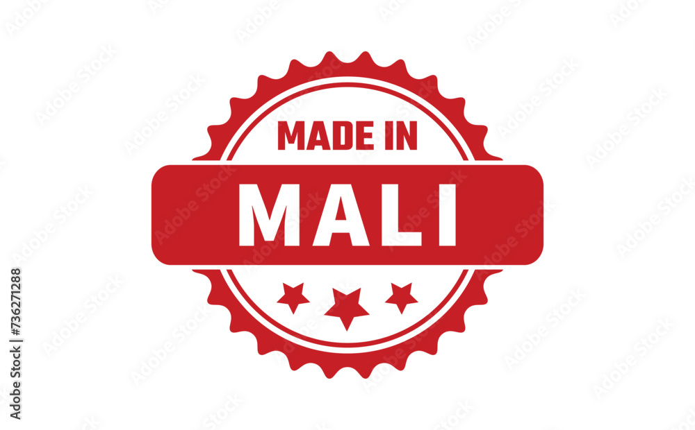 Made In Mali Rubber Stamp Made In Mali Rubber Stamp
