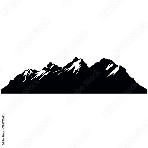 mountain landscape silhouette
