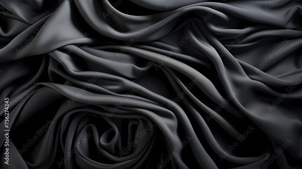 Obraz premium A velvety charcoal black solid color background