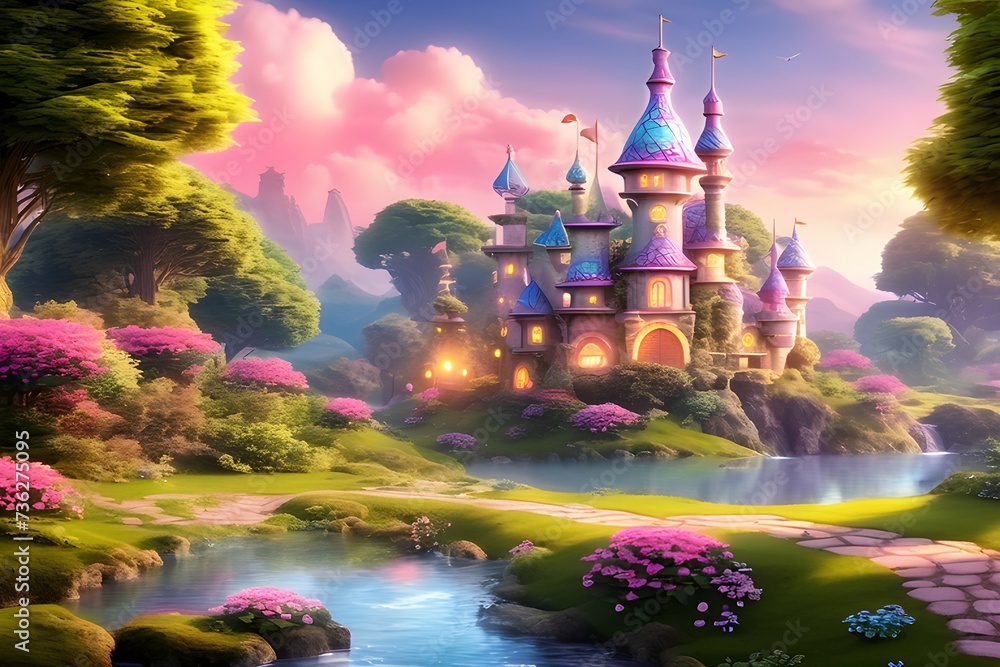 A beautiful fairyland A beautiful fairyland