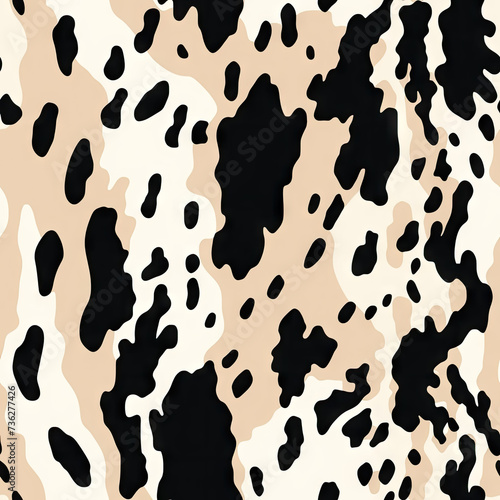 Holstein cow hyde pattern