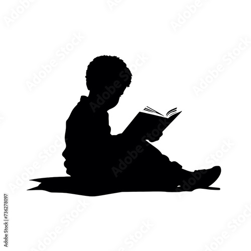 

child reading a book

