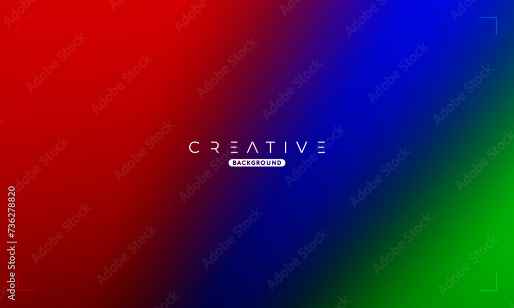 Abstract liquid gradient Background. Red, Green and Blue Fluid Color Gradient. Design Template For ads, Banner, Poster, Cover, Web, Brochure, Wallpaper, and flyer. Vector.