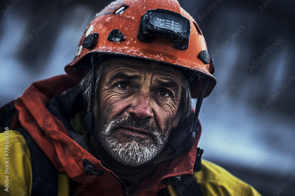 AI generated picture photo of professional firefighter rescue service against outdoor danger AI generated picture photo of professional firefighter rescue service against outdoor danger