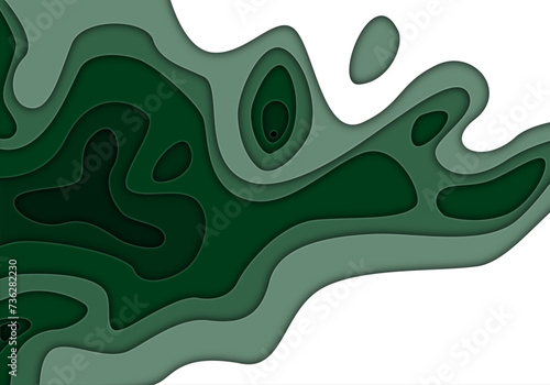 3d pappercut background