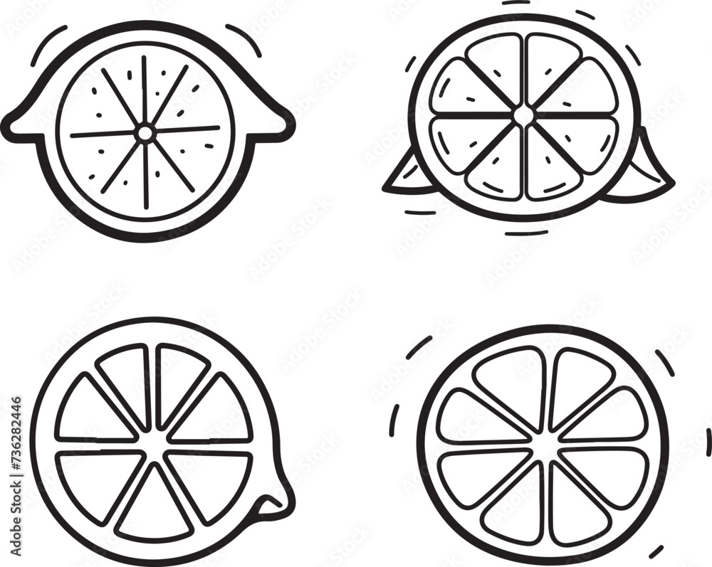 lemon icon vector illustration lemon icon vector illustration