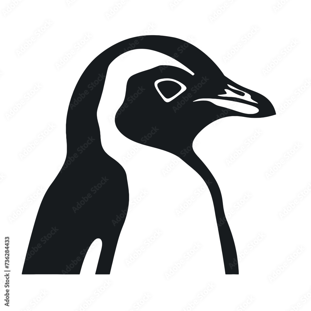 silhouette of a penguin silhouette of a penguin