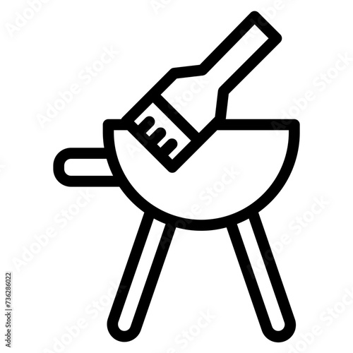 grill line icon