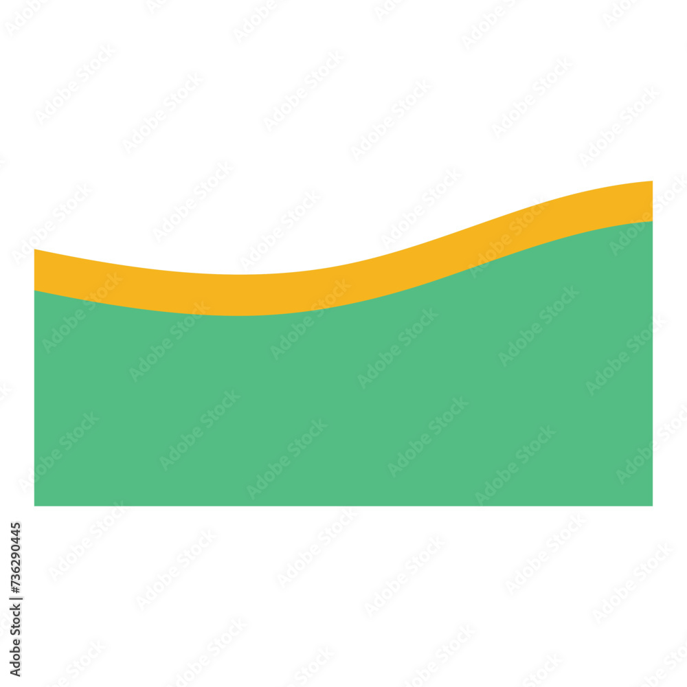 Wavy Gold Banner Header Wavy Gold Banner Header