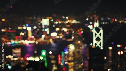 Wallpaper Mural Hongkong urban city skyline with skyscraper in China, Asia. Torontodigital.ca