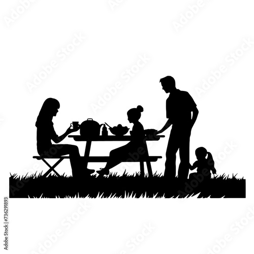 
family in the park
