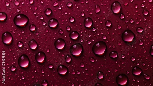 The background of raindrops is in Maroon color.