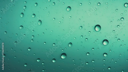 he background of raindrops is in Mint color.