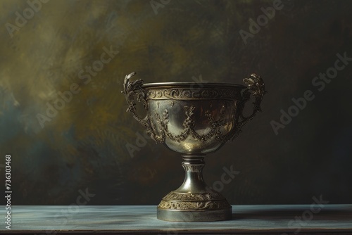 Still life photo of trophy captured in studio