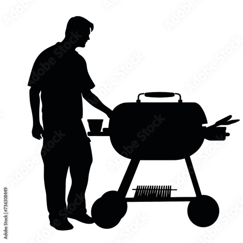 barbecue silhouette