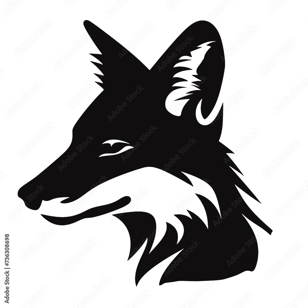 fox silhouette fox silhouette