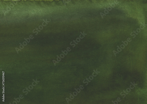 紙の質感のある渋い緑色の水彩の背景素材
