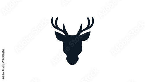 deer face shape vector