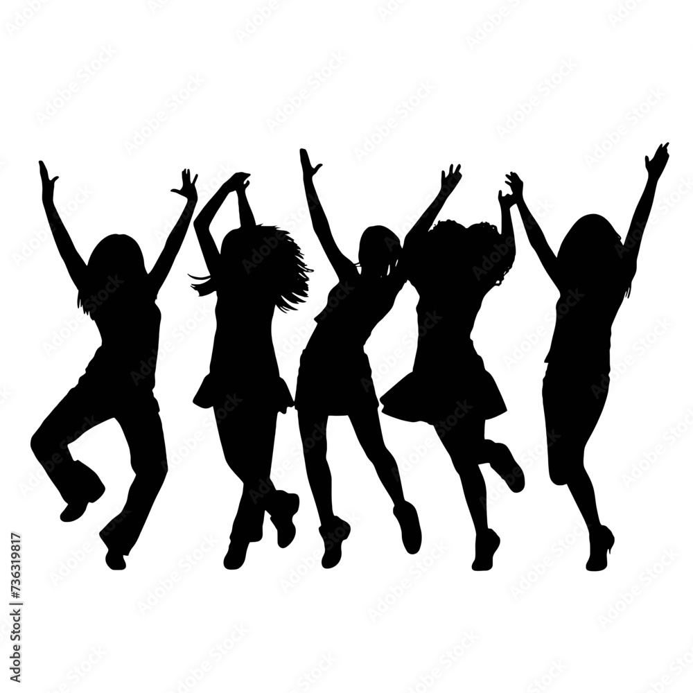 silhouettes of dancing people
silhouettes of dancing people