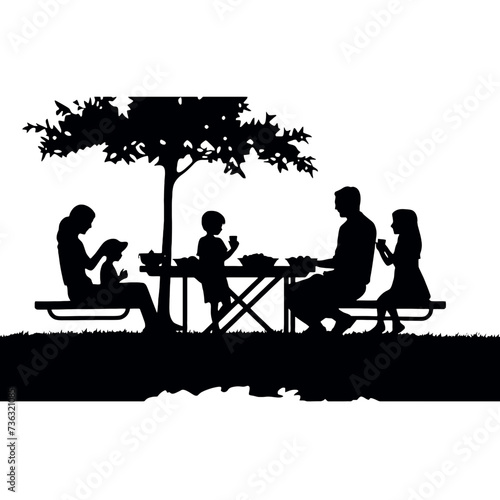 family in the park