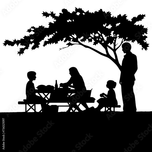 family in the park
