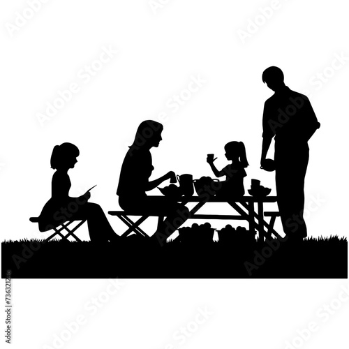 family in the park