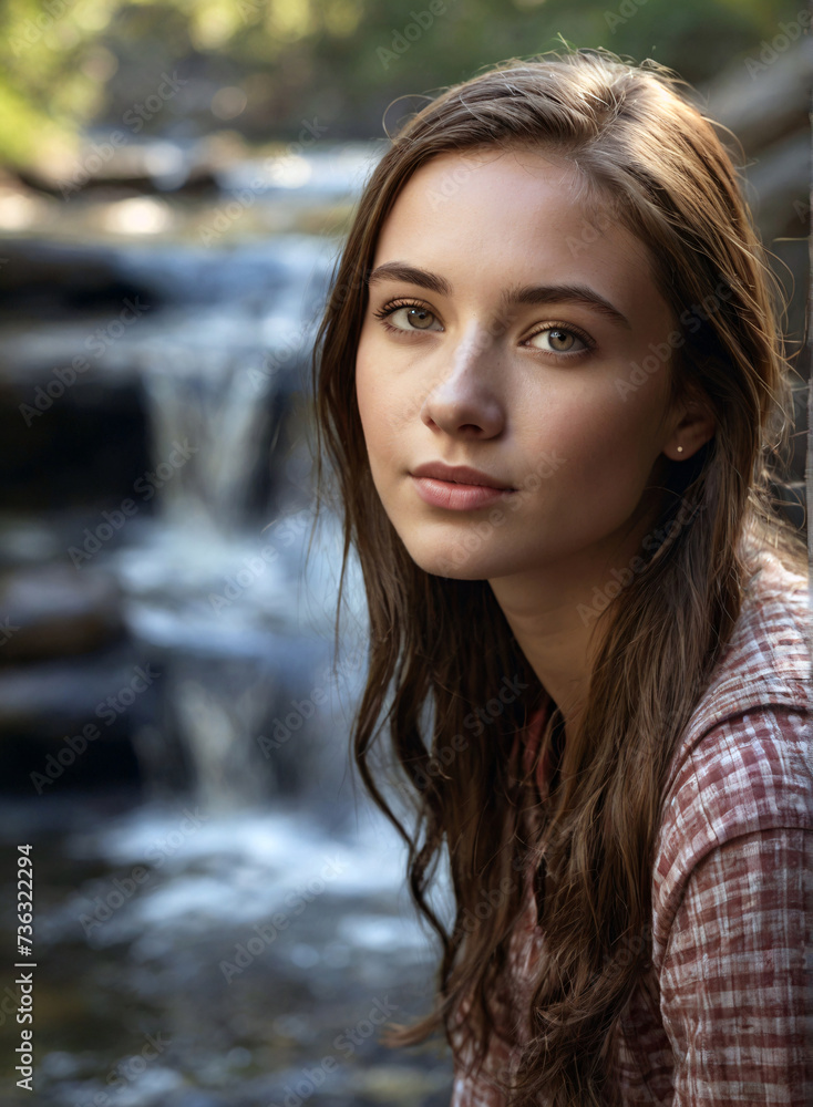 portrait of a beautiful young woman portrait of a beautiful young woman