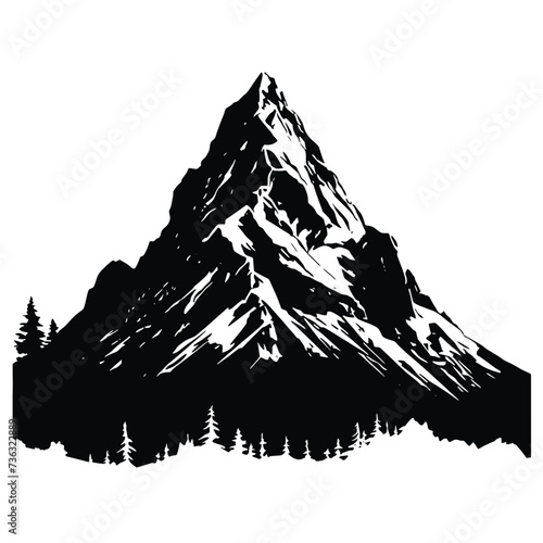 mountain landscape silhouette