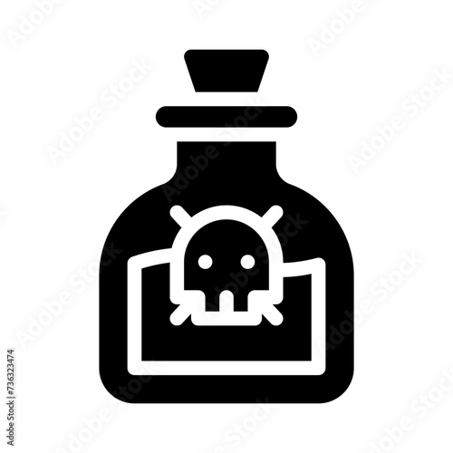 poison glyph icon