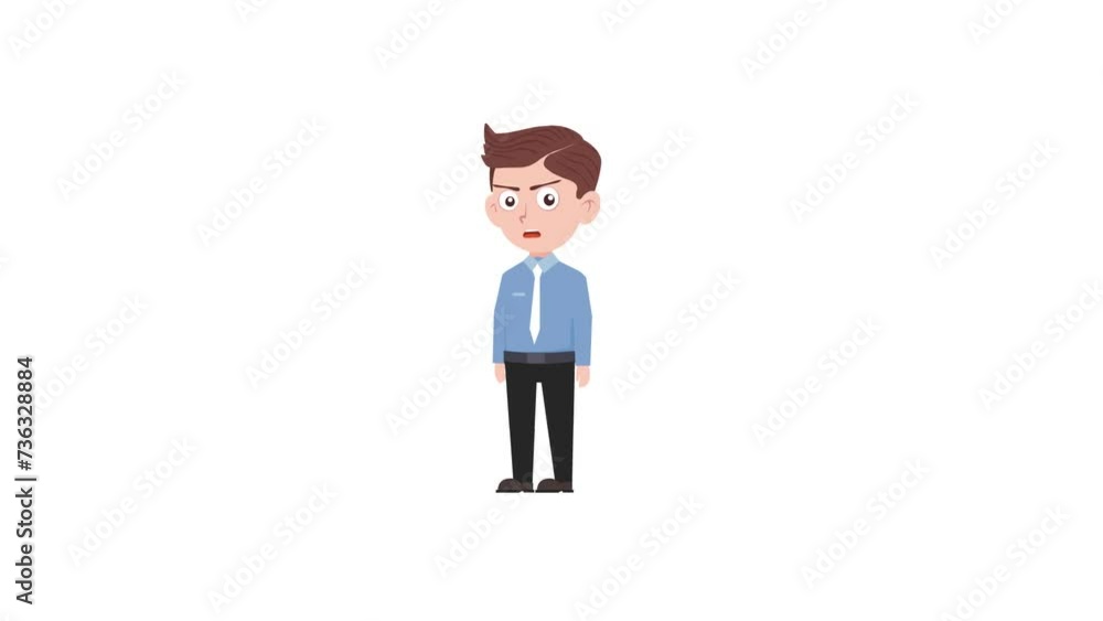 Cartoon character talk and helpless reaction background and 2d animation 4k, cartoon man, businessman, animated boy talking and helpless Cartoon character talk and helpless reaction background and 2d animation 4k, cartoon man, businessman, animated boy talking and helpless