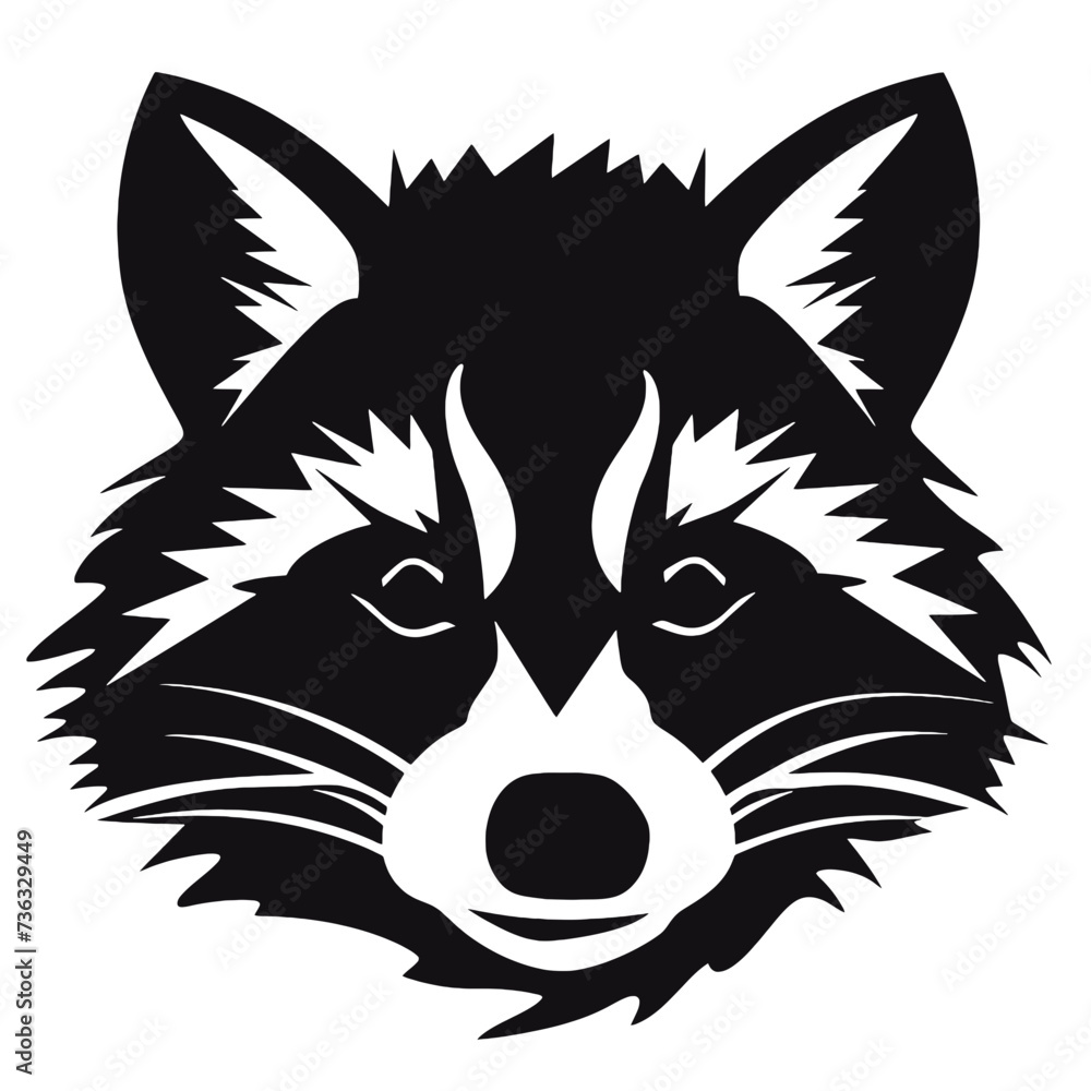 Raccoon Silhouette Raccoon Silhouette