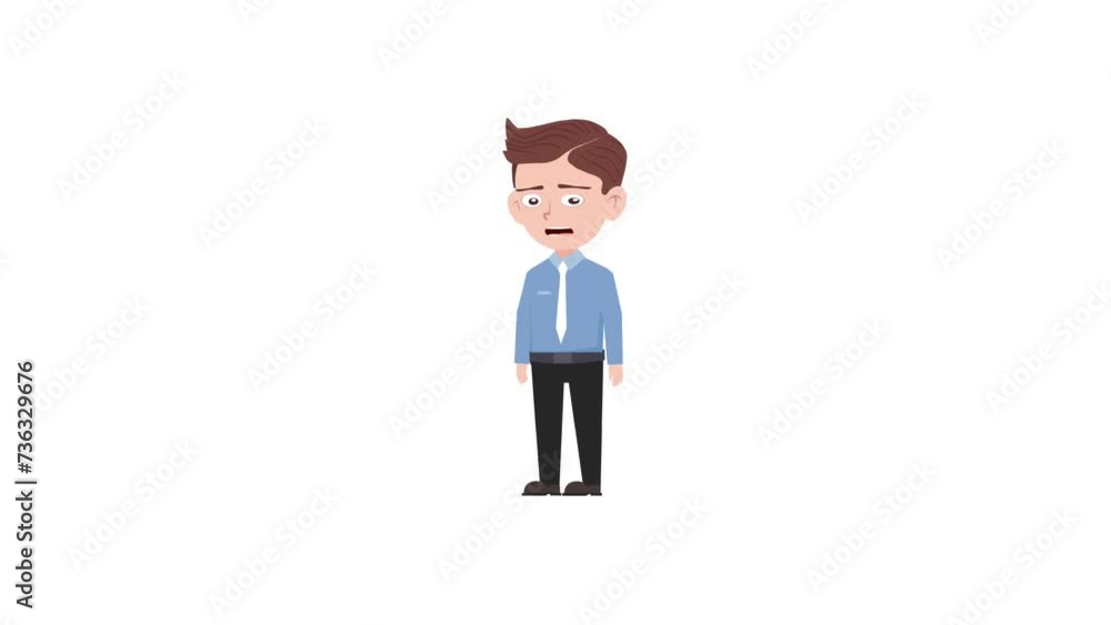 Cartoon character wail crying reaction background and 2d animation 4k, cartoon man, businessman wail crying, animated boy cry Cartoon character wail crying reaction background and 2d animation 4k, cartoon man, businessman wail crying, animated boy cry