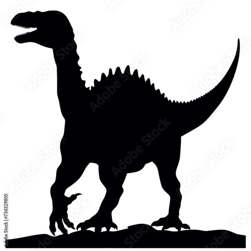 tyrannosaurus dinosaur vector illustration