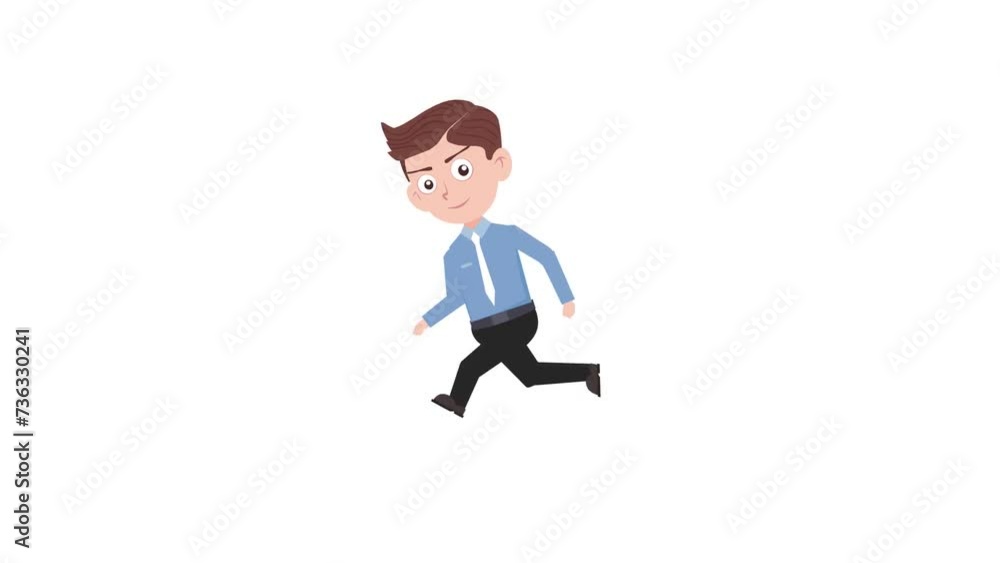 Cartoon character jogging background and 2d animation 4k, cartoon man, jogging businessman, animated boy running Cartoon character jogging background and 2d animation 4k, cartoon man, jogging businessman, animated boy running