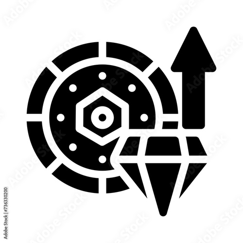 expensive glyph icon