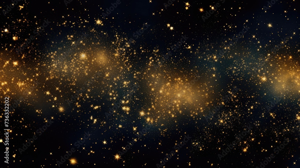 The background of the starry sky is in Gold color The background of the starry sky is in Gold color