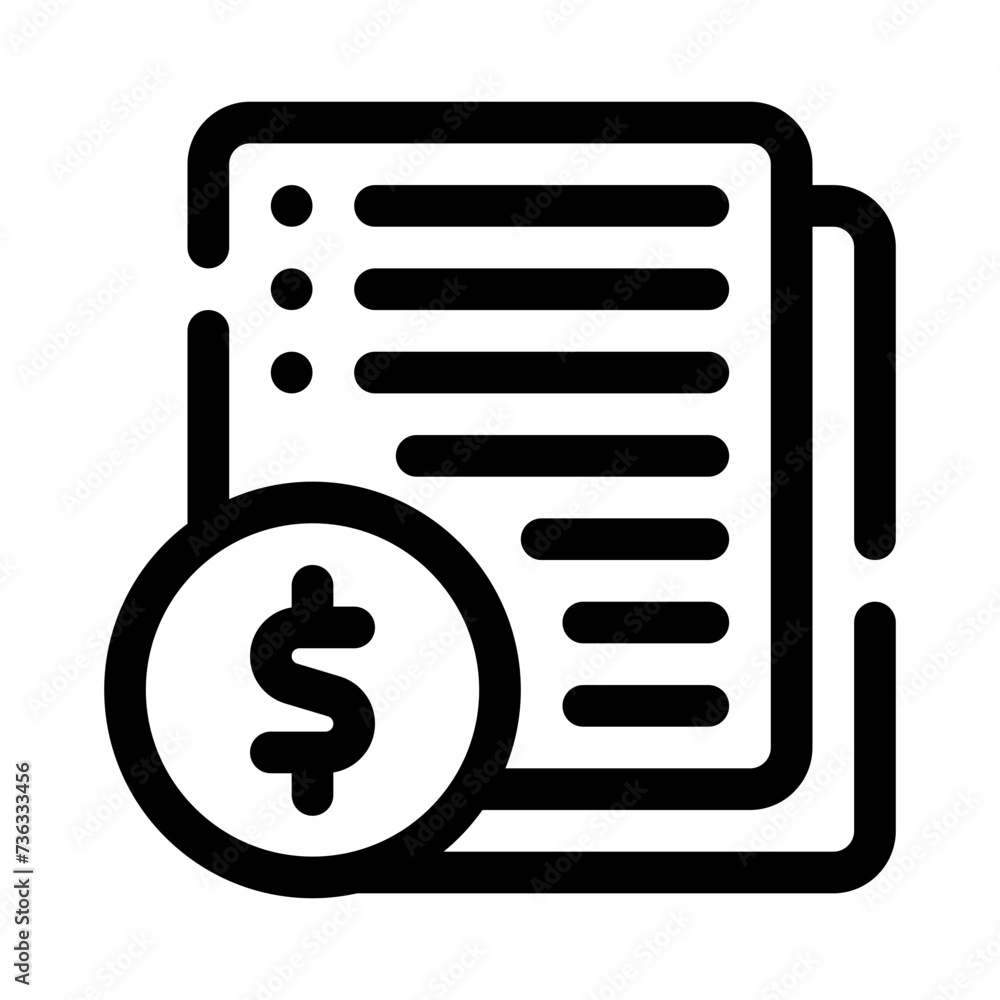 document line icon document line icon