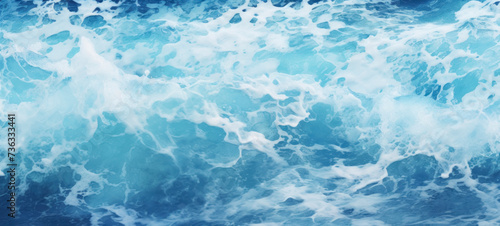 Turbulent Ocean Waves Texture