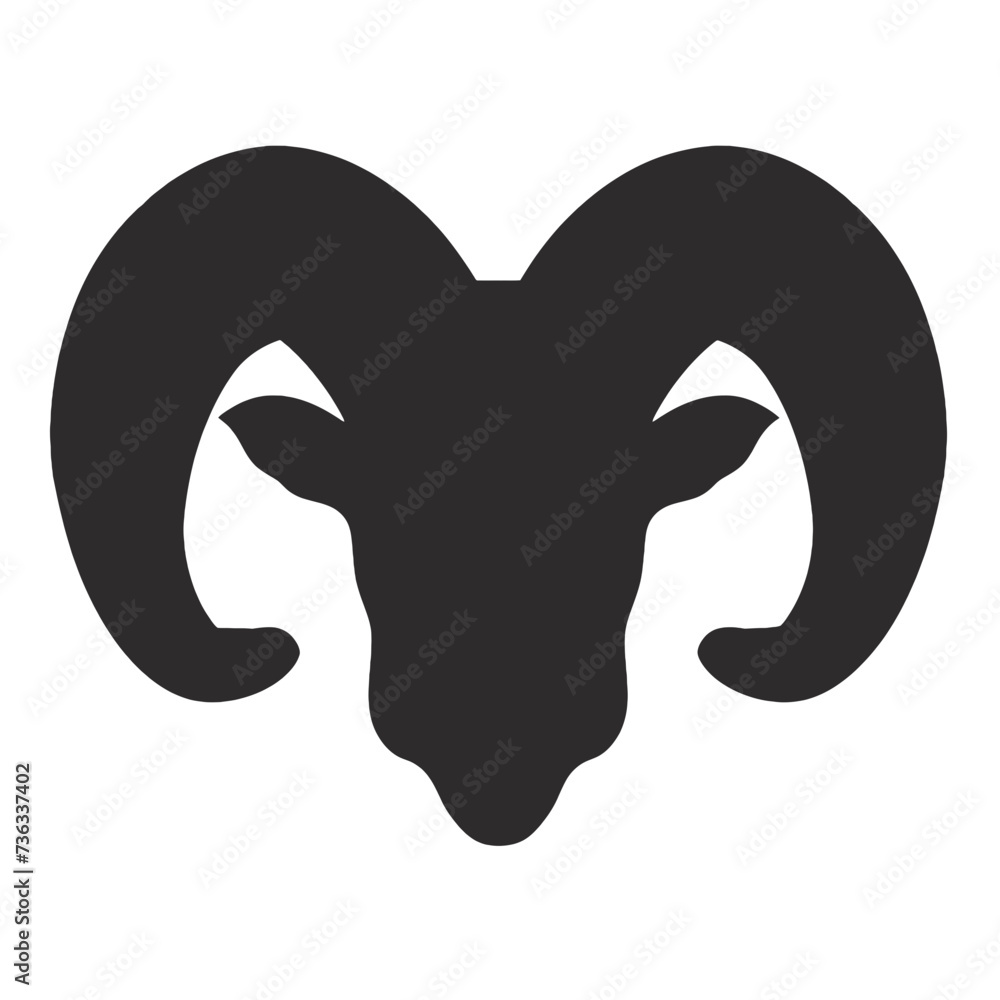 Ram silhouette Ram silhouette