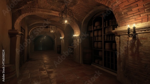 This could include storage rooms, a wine cellar, or even secret passages. The basement may connect to other parts of the mansion or provide alternative routes for players to navigate 