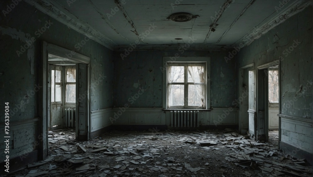 Brave the chilling embrace of the abandoned estate, where memories linger like ghosts Generative AI Brave the chilling embrace of the abandoned estate, where memories linger like ghosts Generative AI