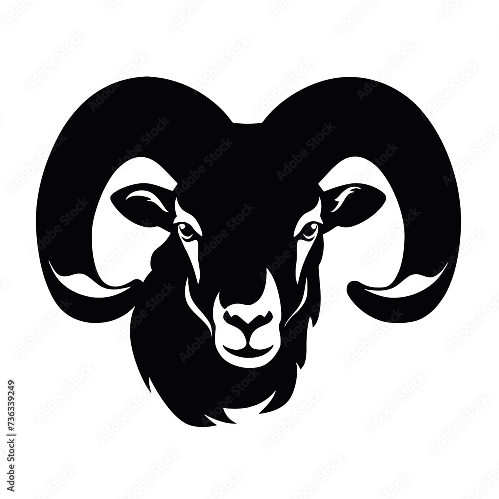 Ram silhouette Ram silhouette