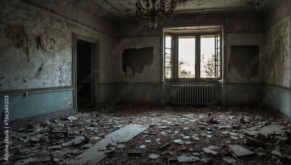 Brave the chilling embrace of the abandoned estate, where memories linger like ghosts Generative AI Brave the chilling embrace of the abandoned estate, where memories linger like ghosts Generative AI